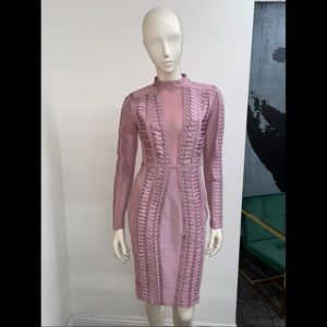 Light pink/lilac bondage dress